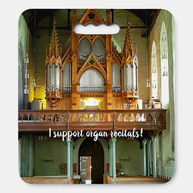 Comfy cushion for organ recitals (Front Vertical)