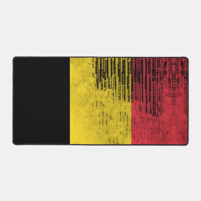 Comfy Gaming Desk mat - Belgium Flag (Front)