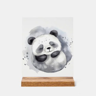 Comfy Panda Acrylic Sign