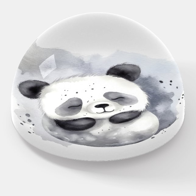 Comfy Panda Paperweight (Angled)