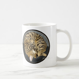 Comfy Savannah Cat Mug