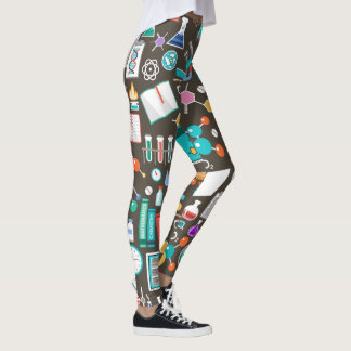 Comfy Science & Chemistry Pattern Leggings