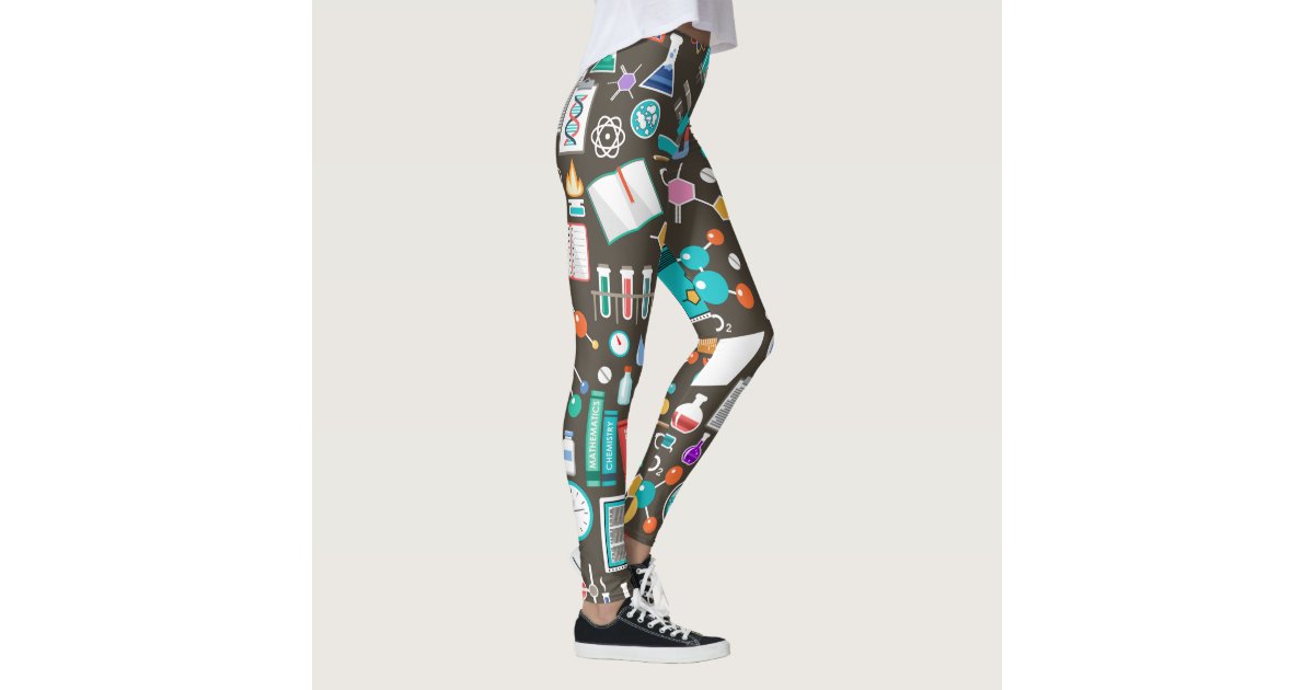 Comfy Science & Chemistry Pattern Leggings