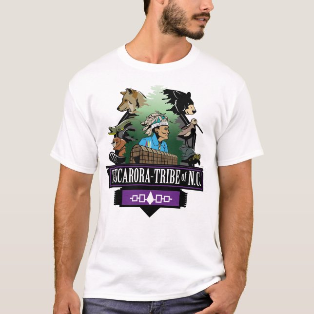 Comfy Tee-Shirt Tuscarora Tribe of North Carolina T-Shirt (Front)