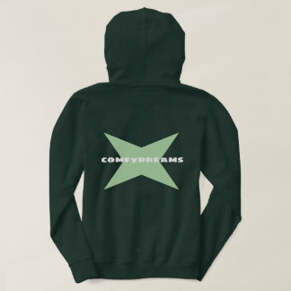 comfydreams green star designed  hoodie