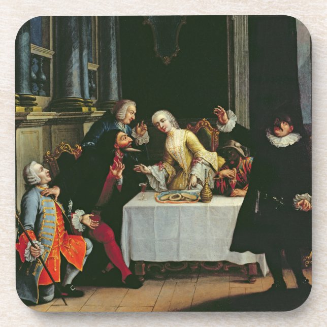 Comic Actors Beverage Coaster (Front)