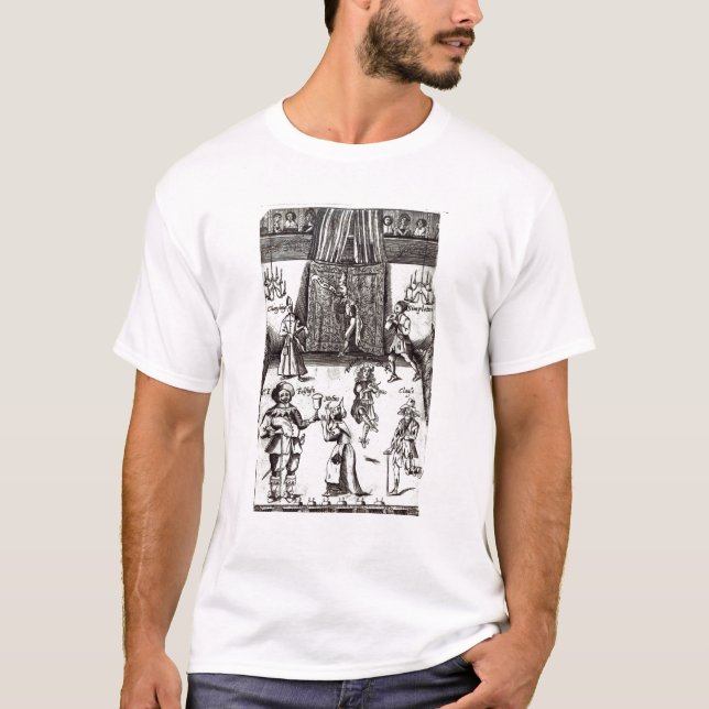 Comic Actors in Performance, 1662 T-Shirt (Front)