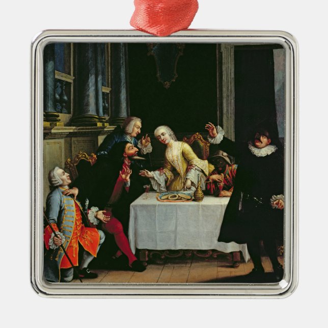 Comic Actors Metal Ornament (Front)