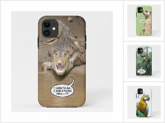Comic Animal Phone Case Collection