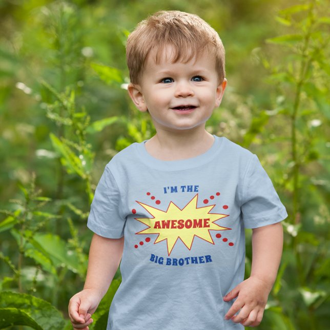 Comic Blast Awesome Sibling Toddler T-shirt (Creator Uploaded)