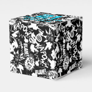 Comic book actions favor boxes