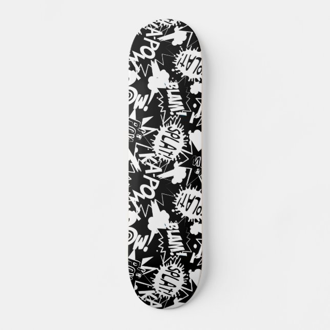 Comic book actions skateboard (Front)
