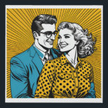 Comic Book Affair Pop Art - Retro-inspired Faux Canvas Print<br><div class="desc">Indulge in the nostalgia of classic comic book vibes with this captivating Comic Book Affair Pop Art! This artwork beautifully blends the essence of retro comics with the boldness of pop art, creating a visually stunning and playful masterpiece. Immerse yourself in the vibrant colors, dynamic compositions, and expressive characters that...</div>