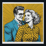 Comic Book Affair Pop Art - Retro-inspired Faux Canvas Print<br><div class="desc">Indulge in the nostalgia of classic comic book vibes with this captivating Comic Book Affair Pop Art! This artwork beautifully blends the essence of retro comics with the boldness of pop art, creating a visually stunning and playful masterpiece. Immerse yourself in the vibrant colors, dynamic compositions, and expressive characters that...</div>