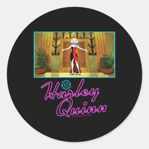 Comic Book Antihero Dressed To The Nines Classic Round Sticker