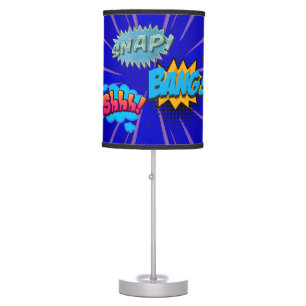Comic Book Art Pop Snap Funny Table Lamp