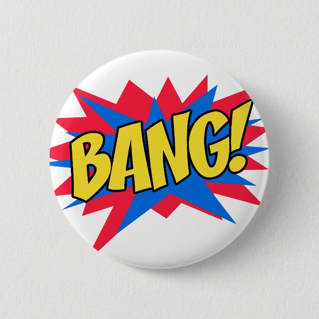 Comic book BANG Button (Front)