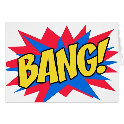 Comic book BANG Cards (Front Horizontal)