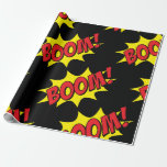 Comic Book Boom! Wrapping Paper