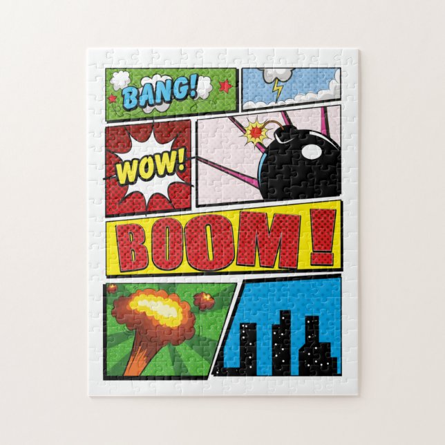 Comic Book cartoon fonts! Jigsaw Puzzle (Vertical)