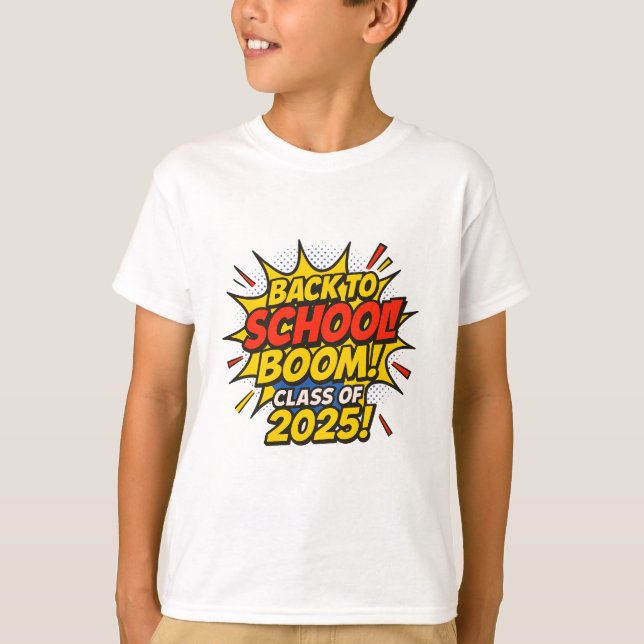 Comic Book Class of 2025 Spirit Shirt (Front)