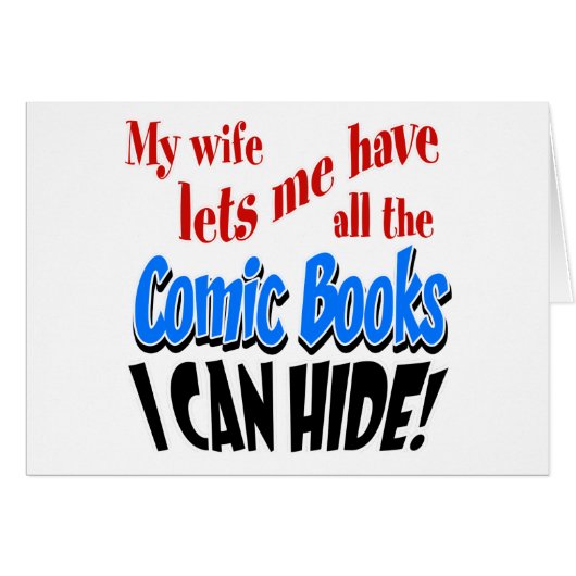 Comic Book Collecting Cards (Front Horizontal)