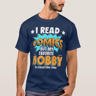 Comic Book Collection Design for a Comic Collector T-Shirt