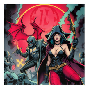 Comic Book Covers  Acrylic Print