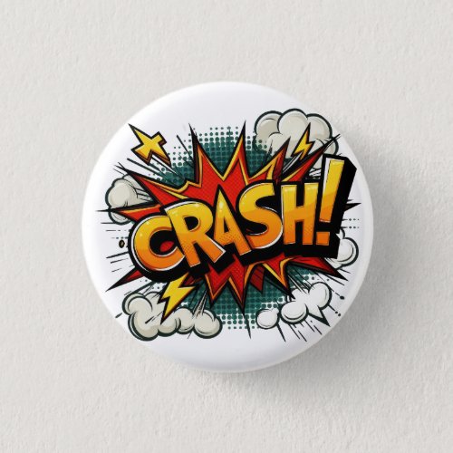 Comic Book Exclamations Crash Text Button