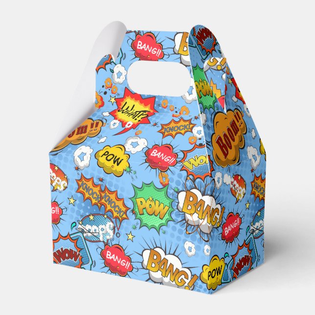 Comic Book Favor Box (Front Side)