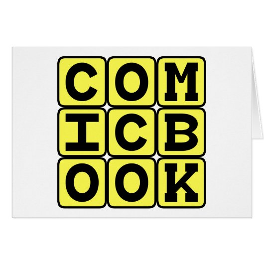 Comic Book, Graphic Novel Cards (Front Horizontal)