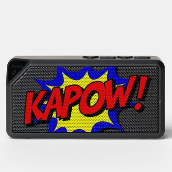 Comic Book Kapow! Bluetooth Speaker by DippyDoodle at Zazzle