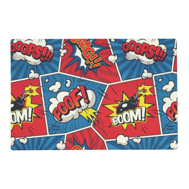 Comic Book Place Mat (Front)