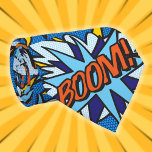 Comic Book Pop Art BOOM Superhero Neck Tie<br><div class="desc">PERSONALISED COMIC BOOK POP ART BOOM! TIE. A unique gift for a superhero in your life and that includes you! Personalise, customise, make it your own the Comic Book Pop Art way! Cool, trendy and fun design that puts the wham, zap, pow into your day. A great gift for you,...</div>