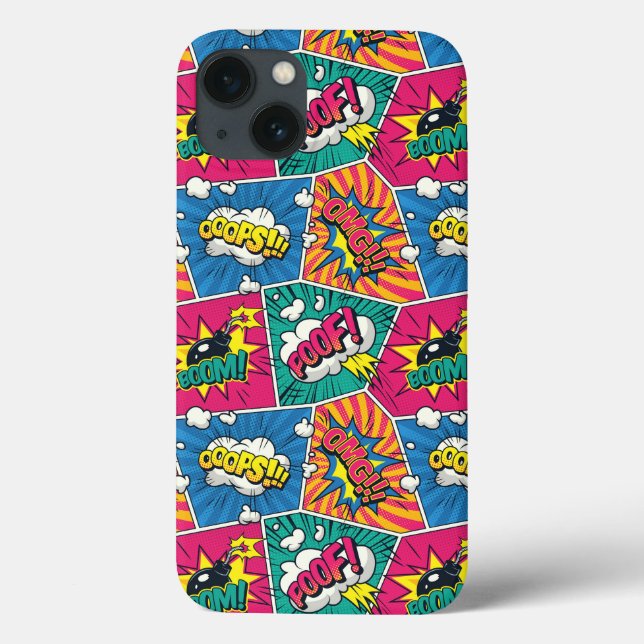 Comic Book Pop Art Phone Case (Back)