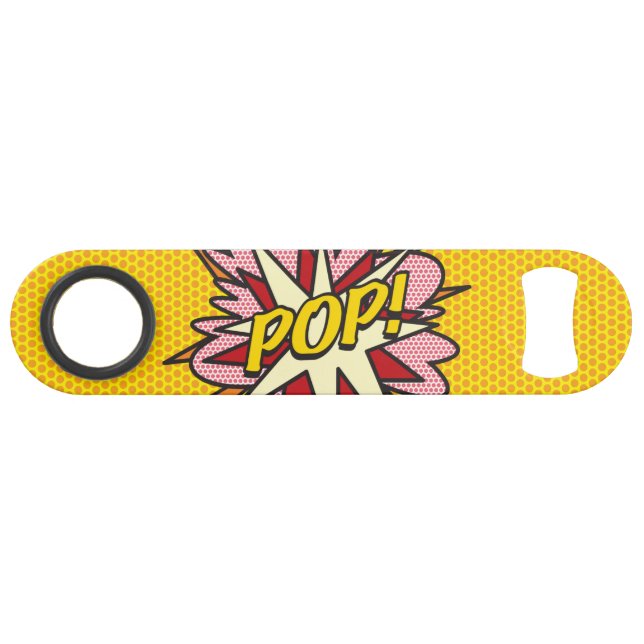 Comic Book Pop Art POP KA-POW Speed Bottle Opener (Front (Horizontal))