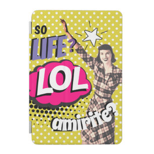 Comic Book Pop Art Retro Funny Text iPad Mini Cover