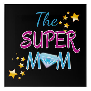 Comic Book Pop Art Superhero Mom Mother's Day