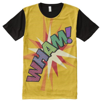 Comic Book Pop Art WHAM! All-Over-Print T-Shirt