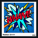 Comic Book Pop Art WHAM Superhero Wall Decal<br><div class="desc">A cool,  trendy and fun design that puts the wham zap pow into your decor and day. A great gift for you,  your friends or your family. Designed by ComicBookPop© at www.zazzle.com/comicbookpop*</div>