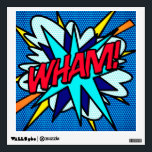 Comic Book Pop Art WHAM Superhero Wall Decal<br><div class="desc">A cool,  trendy and fun design that puts the wham zap pow into your decor and day. A great gift for you,  your friends or your family. Designed by ComicBookPop© at www.zazzle.com/comicbookpop*</div>