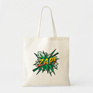 Comic Book Pop Art ZAP Tote Bag
