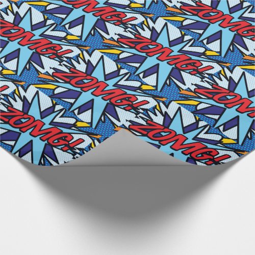 Comic Book Pop Art ZOMG Wrapping Paper