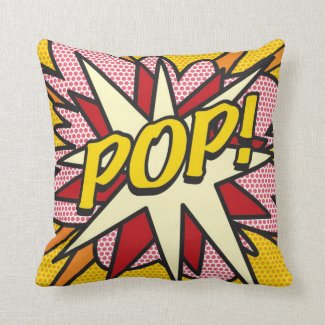 Comic Book POP! Throw Pillow