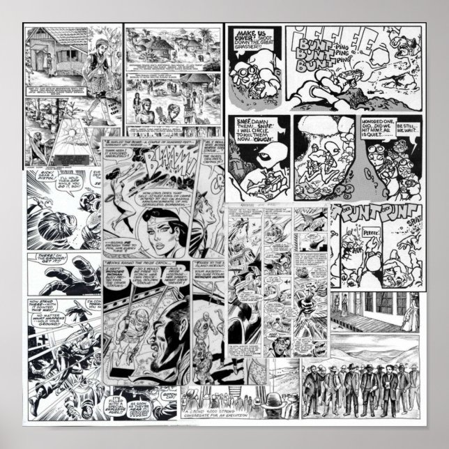 Comic book print white (Front)