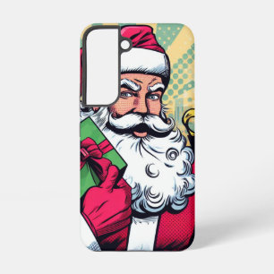 Comic book Santa/Christmas Samsung Galaxy S22 Case