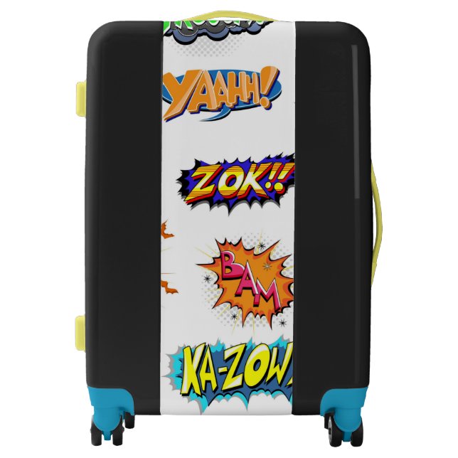 Comic Book Sayings Luggage (Front)