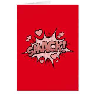 Comic Book Sound Effect - Smack! Pop Art Cards