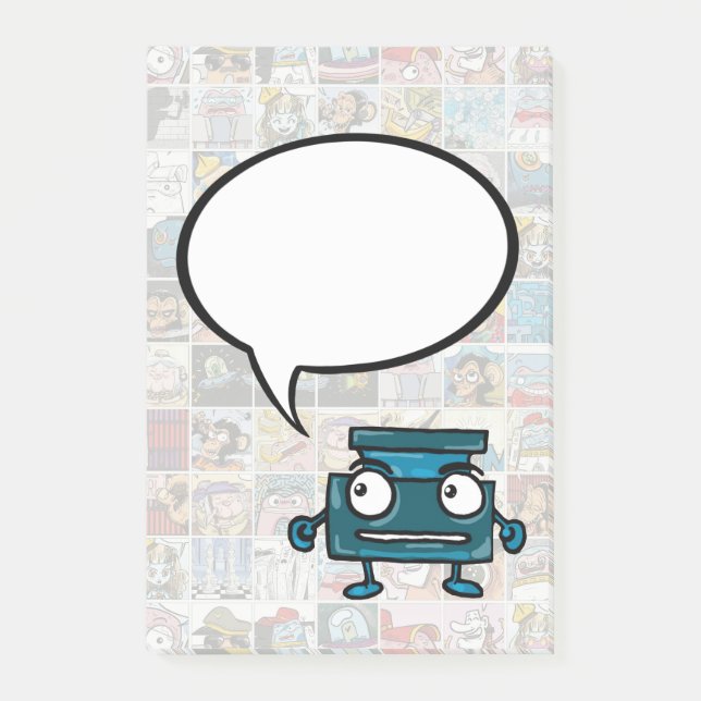 Comic Book Speech Bubble My Message Notes (Front)