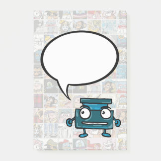 Comic Book Speech Bubble My Message Post-it Notes